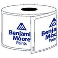 Centurion Medical Products Centurion CS 2BM White Thermal Paint Formula Label With The Benjamin Moore Logo - 400 Count 112413